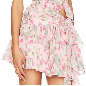 Tularosa Floral Mini Skirt